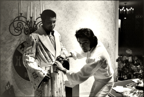 Muhammad Ali and Elvis Presley, 1973.
