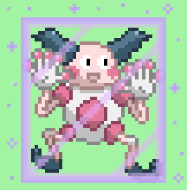 Mime and Dash Pixel art version, Mime And Dash