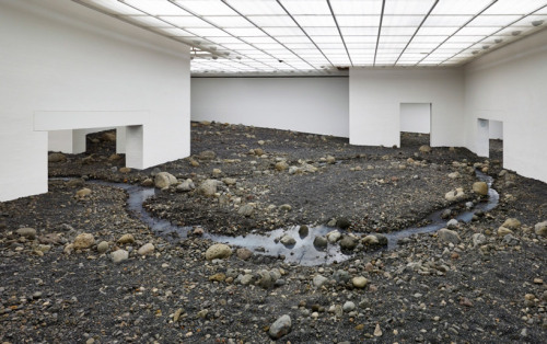 Olafur Eliasson&rsquo;s goes around the river bend in his installation in the Louisiana Museum o