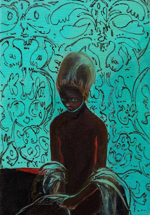 redlipstickresurrected: Lisa Wright (British, b. 1965, Kent, England, based Cornwall, England) - 1: The Young Nocturne, 2016  2: The Silent Room, 2016  3: Fire Fly, 2016  4: The Coral Thief, 2016  Paintings: Oil on Canvas