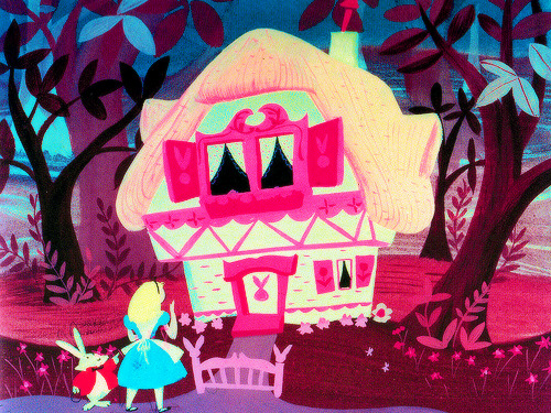 vintagegal:  Concept art by Mary Blair for Disney’s Alice in Wonderland (1951) 