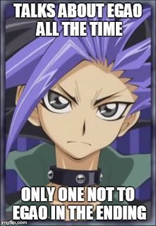 clairvoyantxatu:  Egaoless Yuuto memes.Please, don’t take that serious.