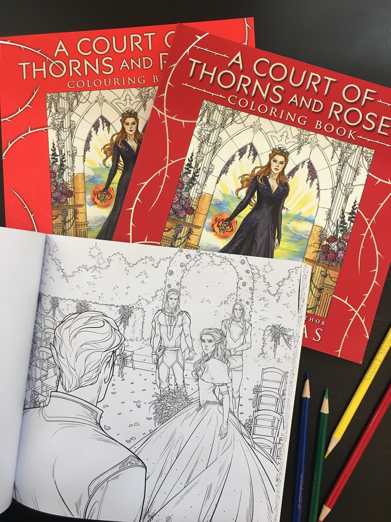 A Court of Thorns and Roses Coloring Book Review - Sarah J. Maas