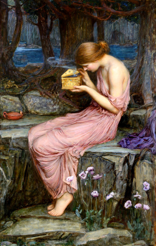 Psyche Opening The Golden Box By John William Waterhouse (1903)
