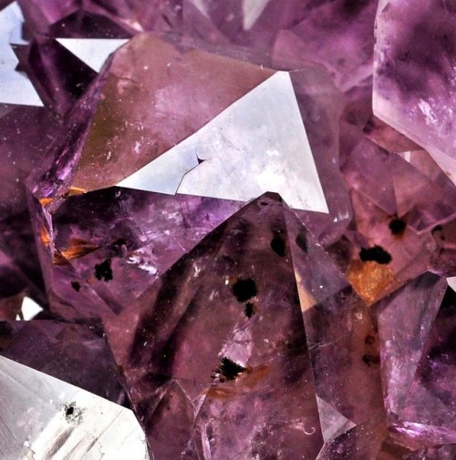 Amethyst with Goethite inclusions - Rio Grande do Sul, Brazil      