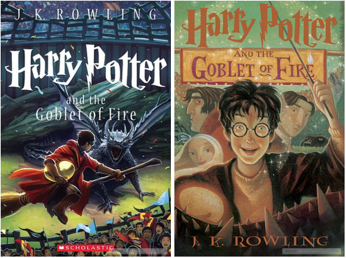booksbeforebedtime:buzzfeedgeeky:The 15th Anniversary Covers of Harry Potter. I genuinely love both 