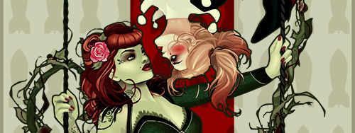 queen-harley-quinn:  Harley &amp; Ivy   ❤  ❤  ❤      