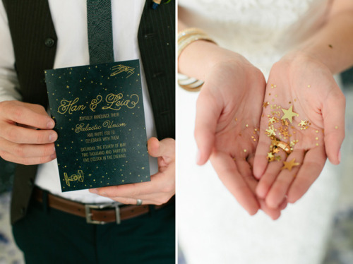 alliwantisawedding:  Star Wars Wedding Inspiration  “I do.” “I know.”