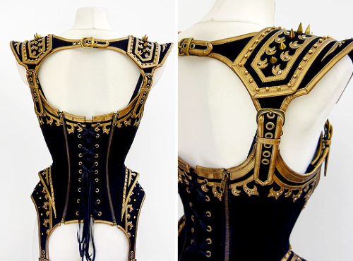 fashion-runways:ROYAL BLACK CORSETERY & COUTURE ‘Glorious Empire’ Collectionif you want to suppo