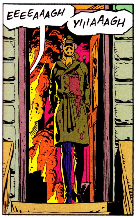 jthenr-comics-vault:  WATCHMEN #6 (Feb. 1987)“The Abyss Gazes Also”Art by Dave Gibbons & John Higgins Words by Alan Moore