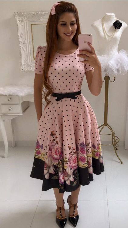 hornycdgirl: msgerrie:Pretty, colorful dress… So girly cute XOXO