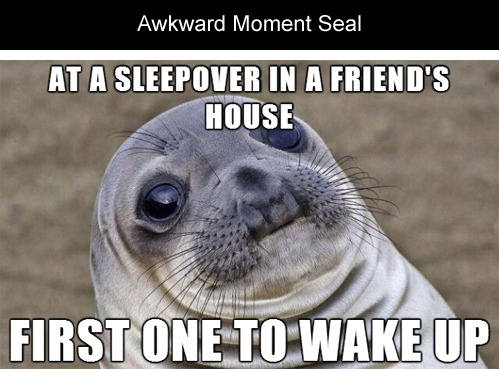 tastefullyoffensive:  Awkward Moment Seal [x]Previously: Best of ‘Business Baby’ 