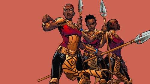 marvelcomicsladies: Okoye, Aneka &amp; Ayo of the Dora Milaje in Wakanda Forever