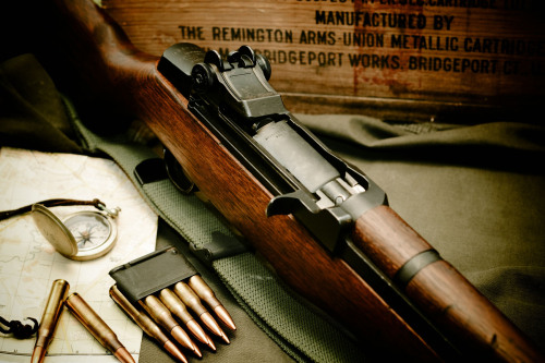 weaponpornography:American M1 Garand Semi-Automatic Rifle cal. 7.62Produced - 1928