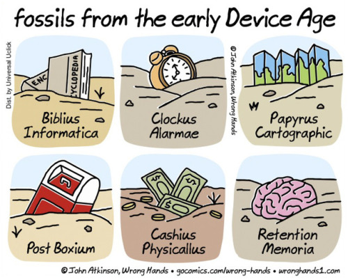 nevver: Fossils from the early Device Age