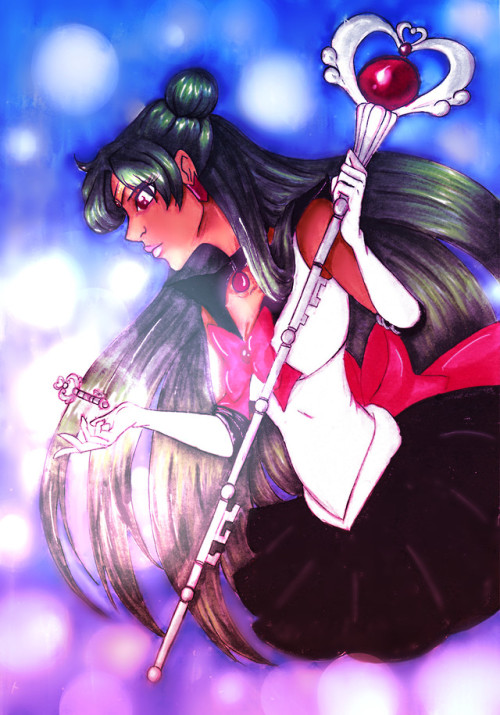 vladbrideart: I edited my Sailor Pluto piece.  _____________ Commissions ✍️ Buy me a coffee ☕️