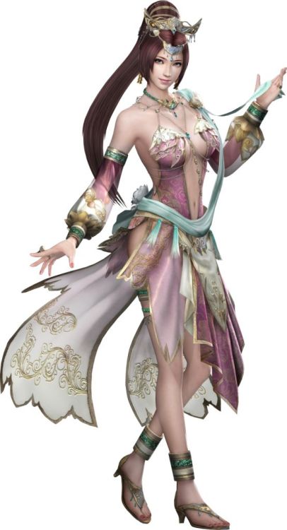 Evolución de otra Dynasty Waifu linda, Diao Chan.Desde Dynasty Warriors 3 hasta el Dynasty Warriors 