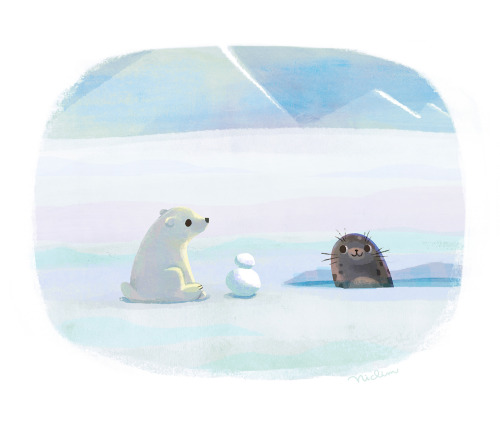 Polar friendsWow 3 artworks in a week?! I’m on a roll… hahahaPrints