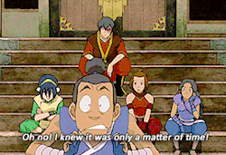 loveburnsbrightestinthedark:  theadamantdaughter:  Look at Katara and Zuko being the rational parents of the group  It’s Dadko! And MomTara! 