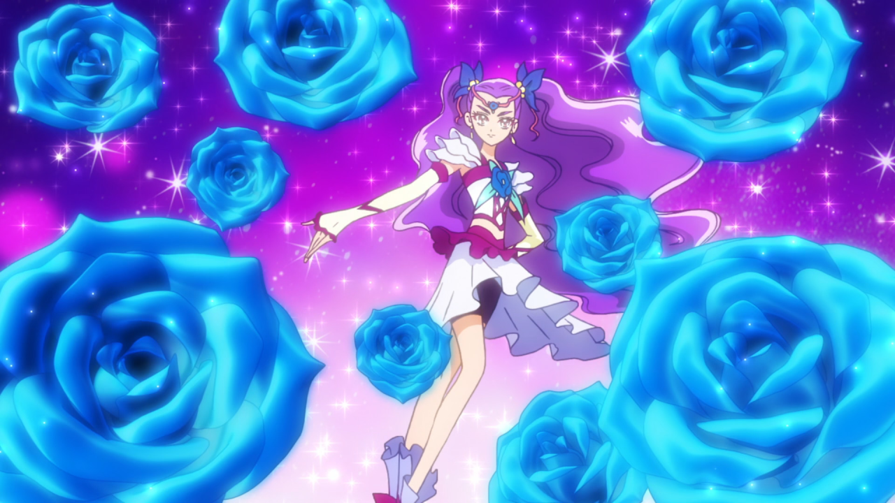 Yes! Pretty Cure 5 GoGo! Yes! Precure 5 GoGo! Milky Rose purple Cosplay  Costume