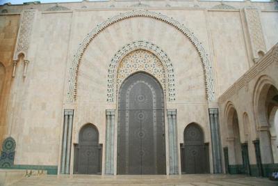 Casablanca, Hassan Ii Mosque, Door, Morocco