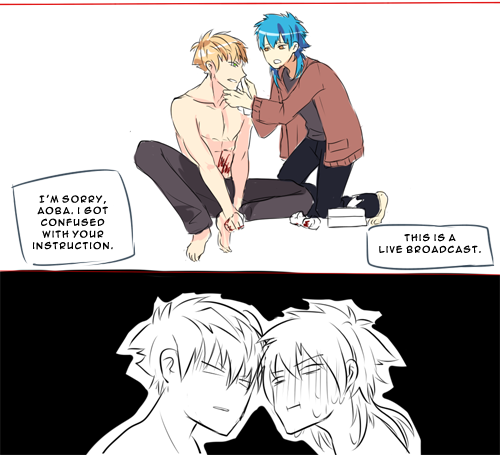 ask-married-noiz-aoba:  Aoba: Uhh, we’re adult photos