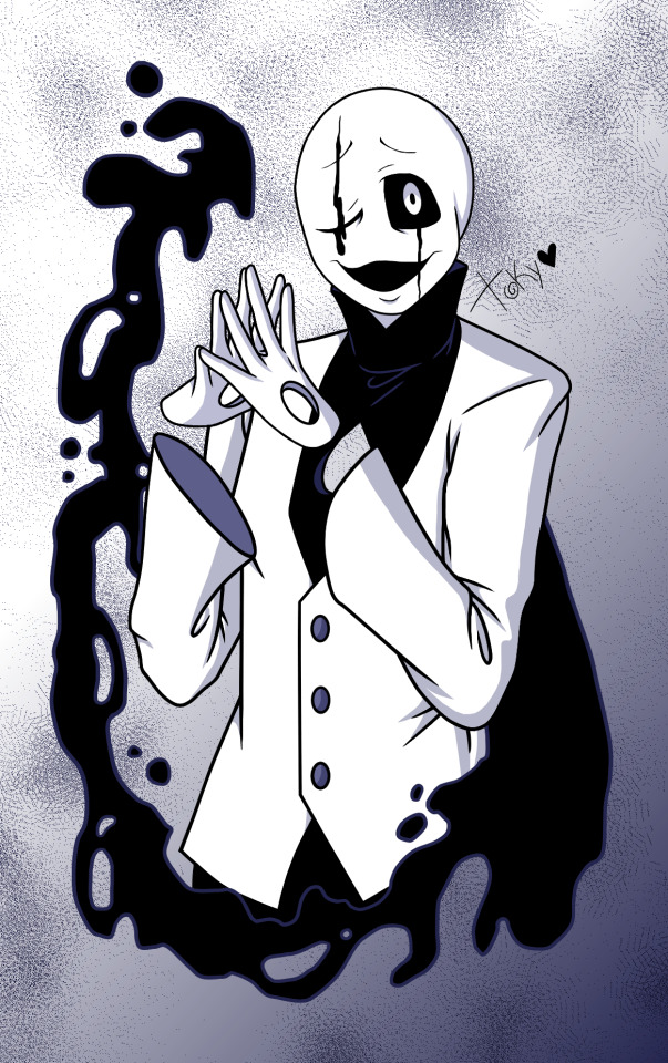 A L I V E AU — I needed to draw this beautiful bastard ♥ Ink!Sans