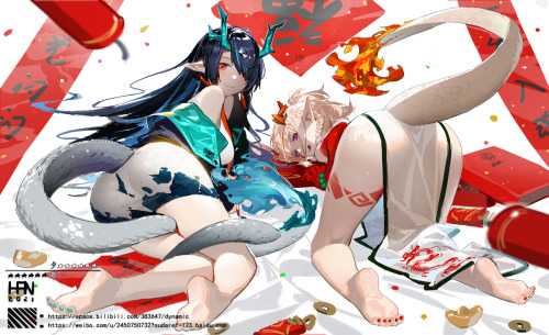  新年快乐~ Han-0v0https://www.pixiv.net/artworks/87706428