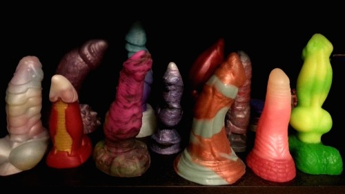 the-little-house-of-morons:The dildo shelf is full. :(