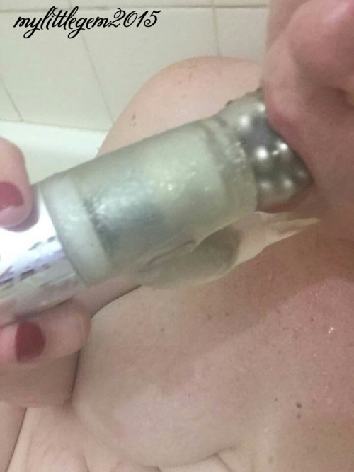 mylittlegem2015:  Gem having a nice play and tease in the shower 