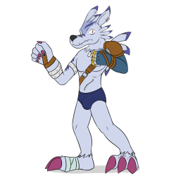 Lewd Variations of Weregarurumon (as requested