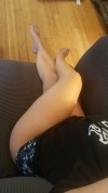 Porn Pics myprettywifesfeet:A very cute view of her