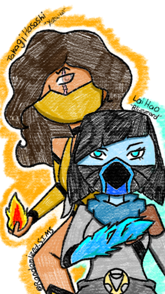 I Added A Little Extra To This, The Original Didn't Have The Colored Border But Have A Couple Of Ocs