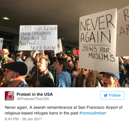 micdotcom:  14 photos show the massive protests against Trump’s Muslim ban at airports across the US