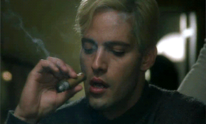queen-screen:  itsalekz: loo-nuh-tik: Black Angel   Gabriel Garko    ♛ QUEEN⚣SCREEN