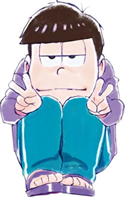 gyozamatsu:An Ichimatsu. Double peace signs