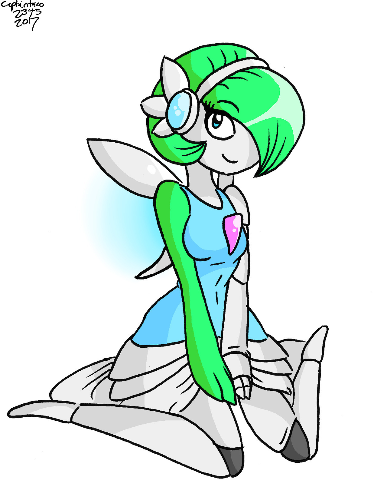 I really like Gardevoir, and I really like Gardevoir OCs. So here’s one of my favourites,