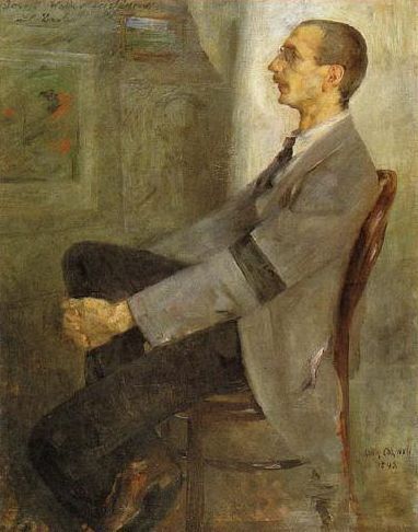 Lovis Corinth - Portrait of Walter Leistikow - 1893