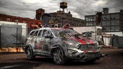 postapocalypticflimflam:This article appeared on the BBC about the vehicles one might choose for the Zombie Apocalypse. There’s nothing truly ground-breaking, but it’s a fun read.(Needless to say, the Hyundai above is a stupid example.)