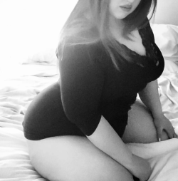 luvmywifenicenthick:  Her in black and white. 😉😎@spiker86 @joelikesbbwlove @frankfats