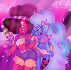 ryctone:  ~Ruby and Sapphire~I am so proud of how this came out,so I hope you like it~