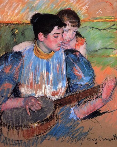 The Banjo Lesson,  Mary Cassatt