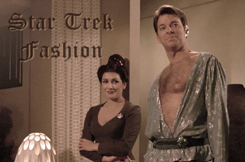 Welcome to the 24th century, where clothes are made of tapestry fabric and all sense of fashion has 