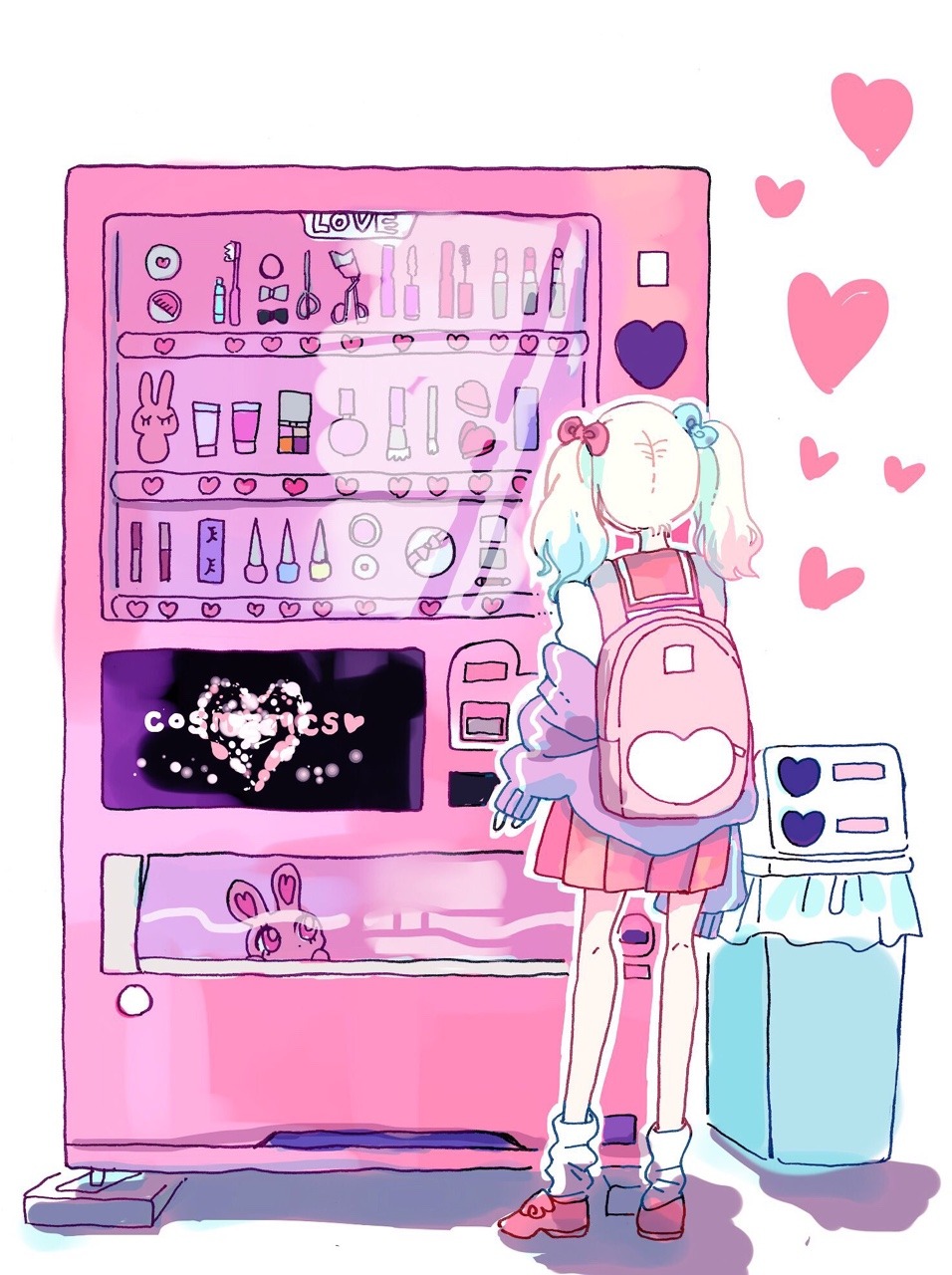 shijimafm:  いつも描いてるゆめかわいいツインテールの女の子