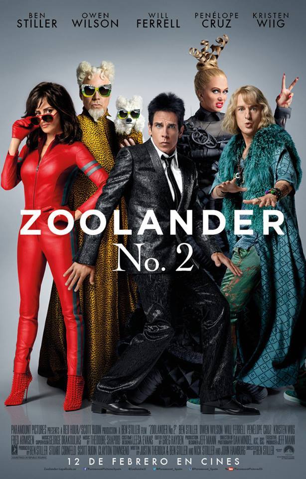 spanishcreaturepenelopecruz:  exlusive poster of ‘‘ZOOLANDER 2′ (2016)Penélope