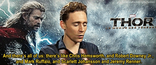 love-the-avenger:If Tom ever does search himself up on Tumblr again… he’ll be a changed man.