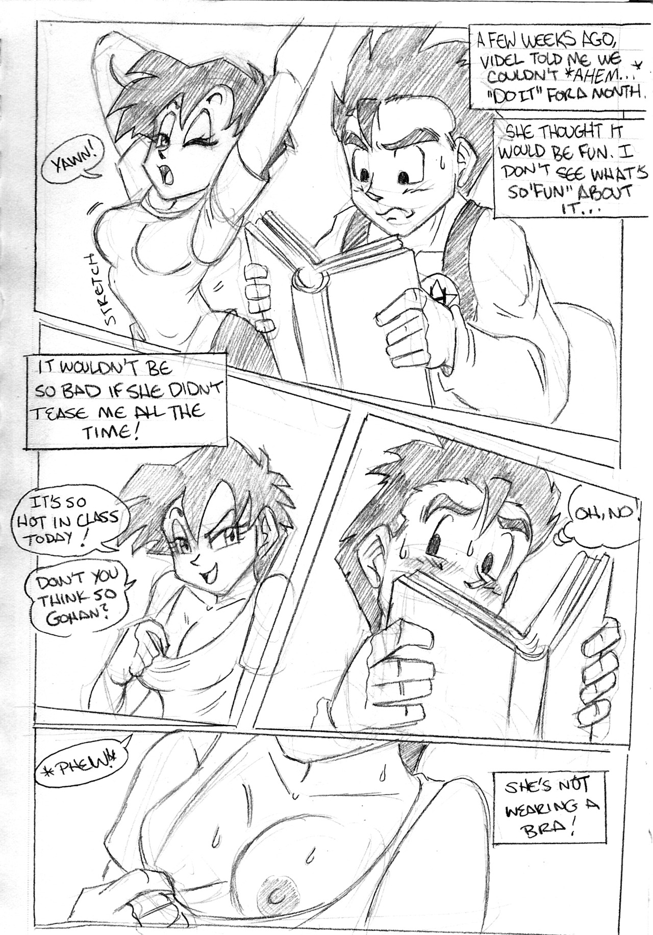 Surprise! Here’s a short GohaxVidel comic! Last night I wanted to challenge myself