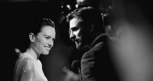 Chris Evans and Daisy Ridley crackship gif - requested by beecoburrito—–gif credits: gli