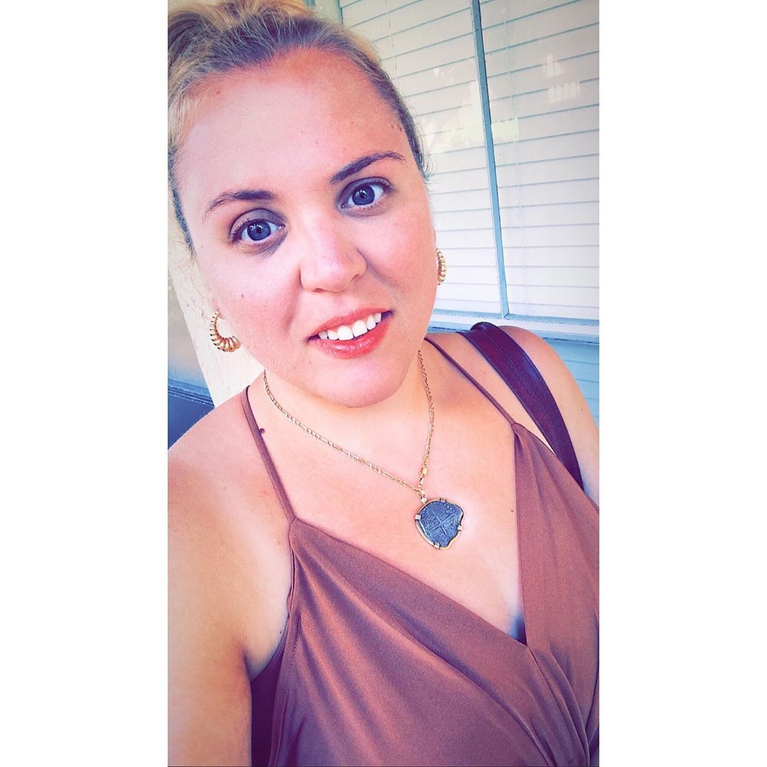 Selfie in my earrings from the 80s.    #selfie #80s #everythingcomesback #tampa #stpete