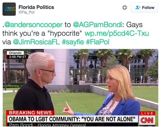 revolutionarykoolaid:   Anderson Cooper is out here doing the Lord’s work! I can’t